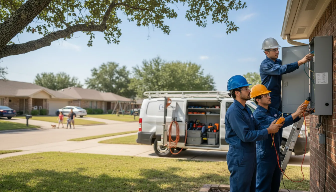 Certified electrician providing emergency electrical services in Moscow, AR